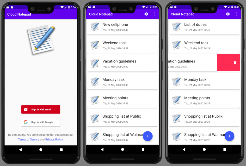 Cloud Notepad Google Play Miguel Fagundez